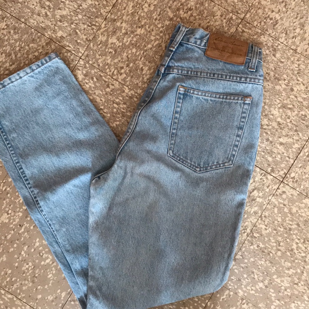 Eddie Bauer tapers high rise mOm jeans